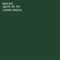 #22442E - Lunar Green Color Image